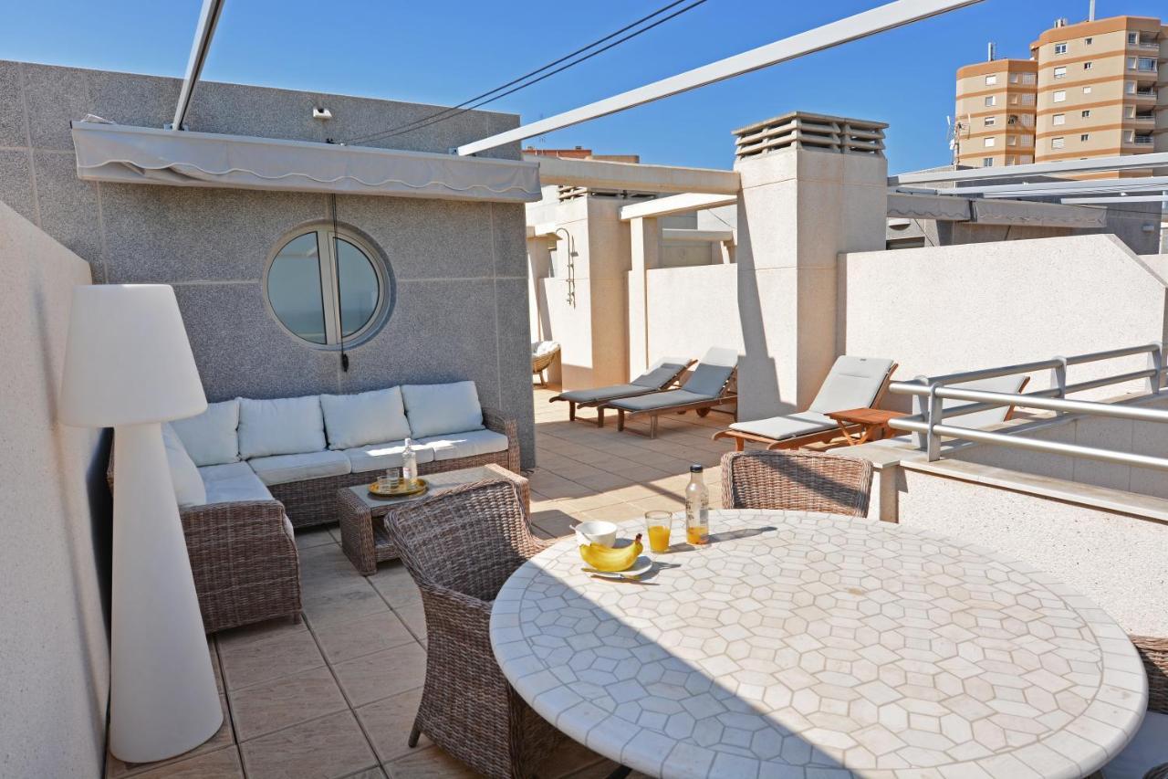 Luxury Beachfront Penthouse By Nras El Campello Bagian luar foto