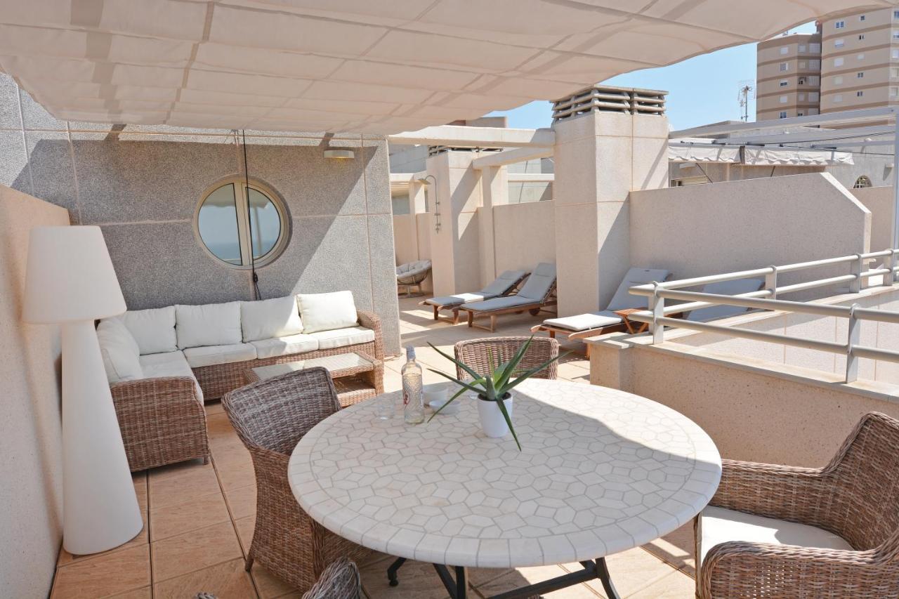 Luxury Beachfront Penthouse By Nras El Campello Bagian luar foto