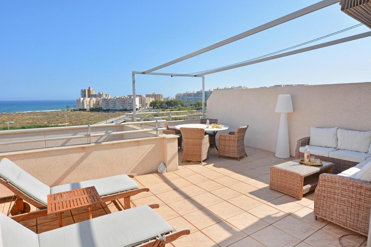 Luxury Beachfront Penthouse By Nras El Campello Bagian luar foto